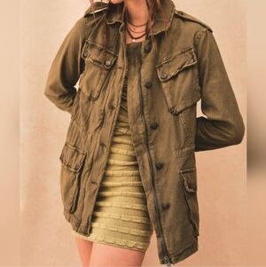 Free People Not Your Brother's Surplus Jacket